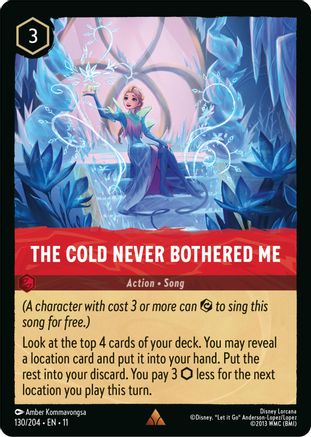 The Cold Never Bothered Me (130/204) - Winterspell Cold Foil