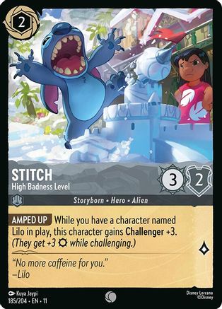 Stitch - High Badness Level (185/204) - Winterspell Cold Foil