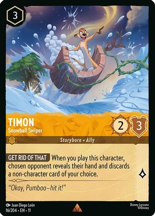 Timon - Snowball Swiper (16/204) - Winterspell