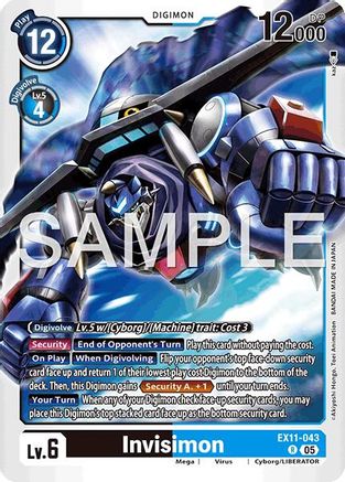 Invisimon (EX11-043) - Dawn of Liberator Foil