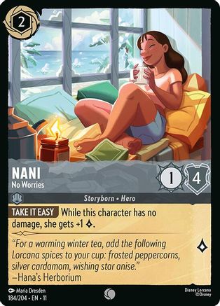 Nani - No Worries (184/204) - Winterspell Cold Foil