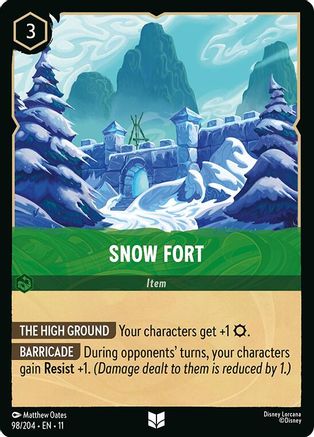 Snow Fort (98/204) - Winterspell Cold Foil