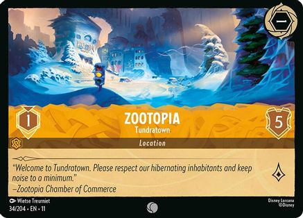 Zootopia - Tundratown (34/204) - Winterspell Cold Foil