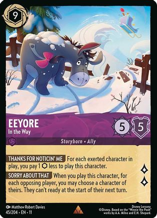Eeyore - In the Way (45/204) - Winterspell