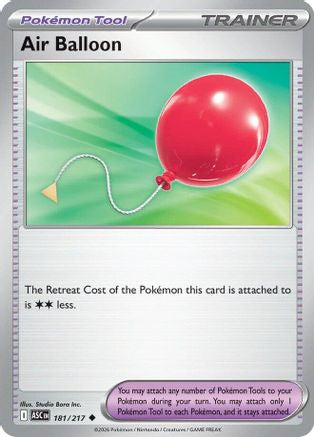 Air Balloon 181 - Reverse Holofoil ME Ascended Heroes - Uncommon