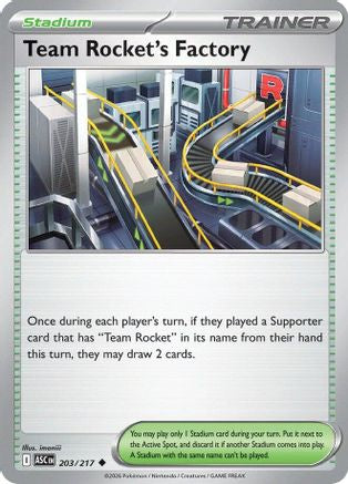 Team Rocket's Factory 203 ME Ascended Heroes - Uncommon