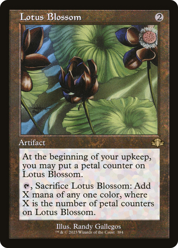 Lotus Blossom (Retro Frame) (DMR-384) - Dominaria Remastered