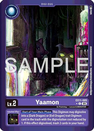 Yaamon (Limited Foil) (EX11-005) - Dawn of Liberator Foil