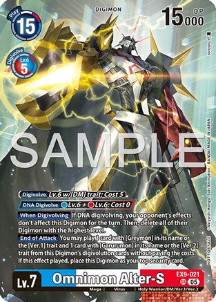 Omnimon Alter-S (Event Pack 9) (EX9-021) - Versus Monsters Foil