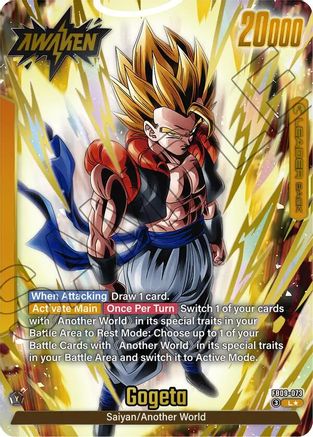 Son Goku/Vegeta // Gogeta (Alternate Art) (FB09-073) - Dual Evolution Holofoil