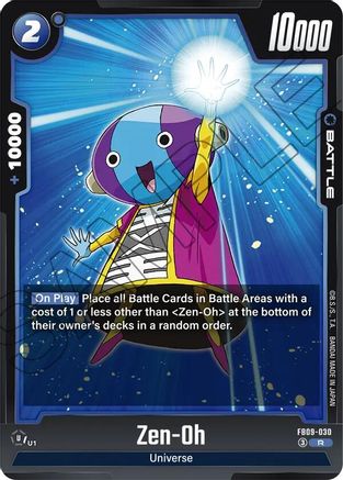 Zen-Oh - FB09-030 (FB09-030) - Dual Evolution Holofoil