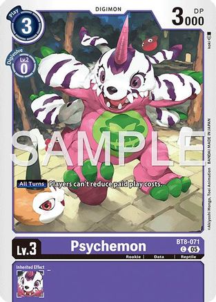 Psychemon (Reprint) (BT8-071) - Advanced Booster Digimon Generation Foil