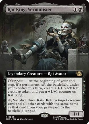 Rat King, Verminister (Extended Art) (TMT-266) - Teenage Mutant Ninja Turtles Foil