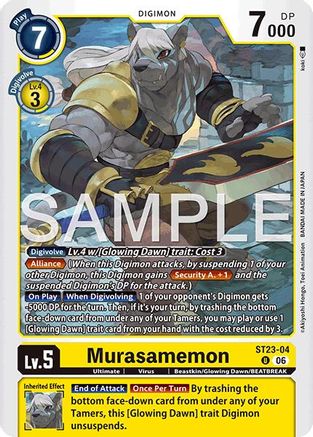 Murasamemon (ST23-04) - Starter Deck 23: Beatbreak