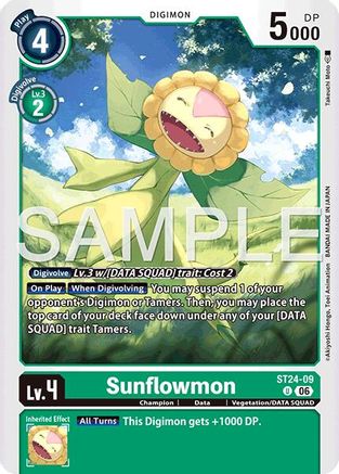 Sunflowmon (ST24-09) - Starter Deck 24: Data Squad