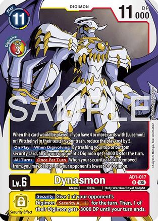 Dynasmon - AD1-017 (AD1-017) - Advanced Booster Digimon Generation Foil