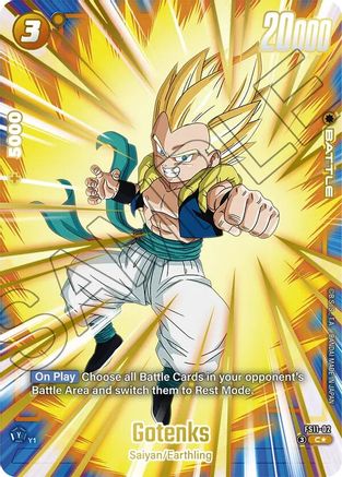 Gotenks - FS11-02 (Gold) (FS11-02) - Starter Deck EX The Phase of Evolution Holofoil