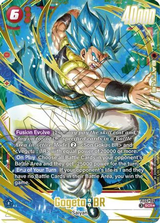 Gogeta : BR - FB09-121 (Alternate Art) (FB09-121) - Dual Evolution Holofoil