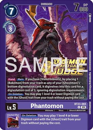 Phantomon (Judge Pack 9) (BT23-065) - Hackers' Slumber Foil