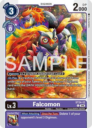 Falcomon (ST24-12) - Starter Deck 24: Data Squad