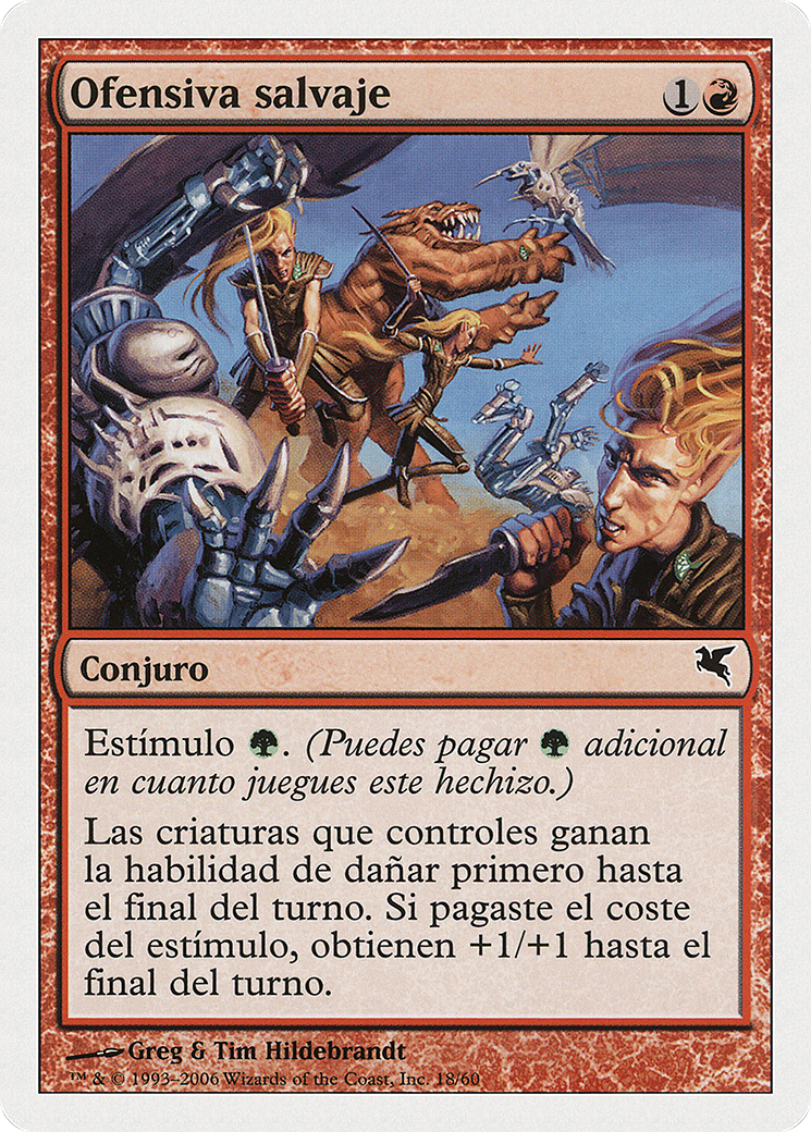 Savage Offensive (Italian) - "Attacco Selvaggio" (PSAL-D18) - Salvat 2005