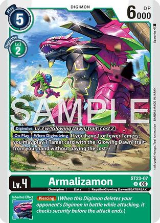Armalizamon (ST23-07) - Starter Deck 23: Beatbreak