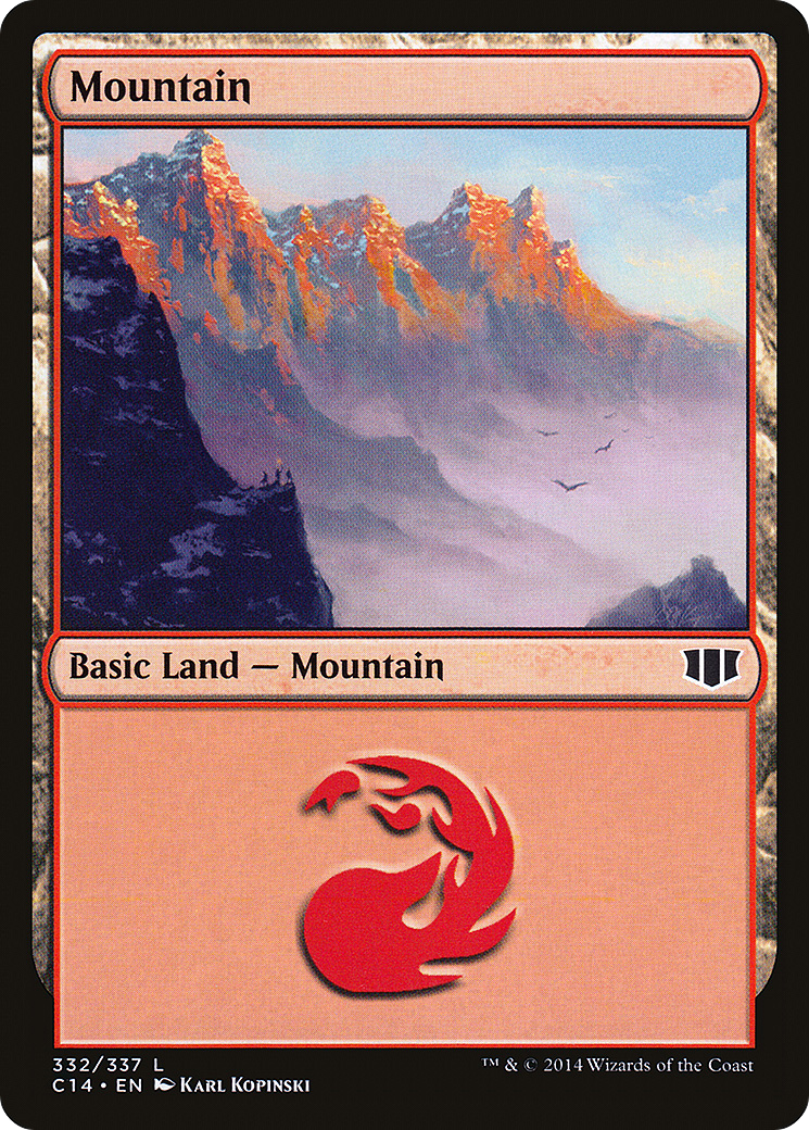 Mountain (332) (C14-332) - Commander 2014