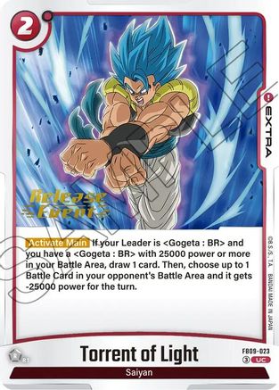 Torrent of Light (FB09-023) - Dual Evolution Release Event Cards