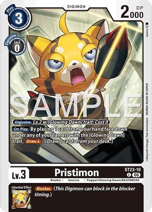 Pristimon (ST23-10) - Starter Deck 23: Beatbreak