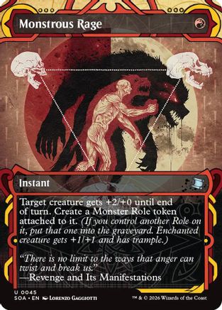 Monstrous Rage (SOA-045) - Secrets of Strixhaven: Mystical Archive Foil