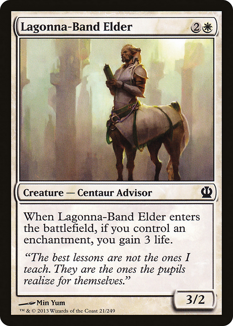 Lagonna-Band Elder (THS-021) - Theros Foil