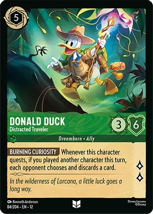 Donald Duck - Distracted Traveler (84/204) - Wilds Unknown