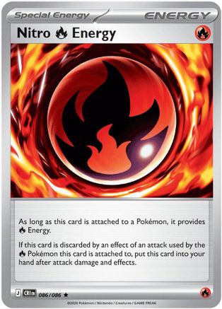 Nitro R Energy 086 - Reverse Holofoil ME04 Chaos Rising - Rare