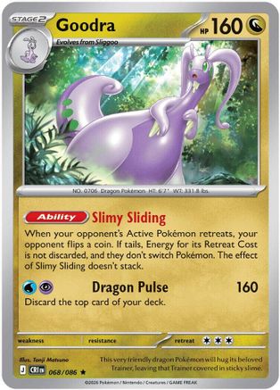 Goodra (Non-Holo) 068/086 Deck Exclusives - Uncommon