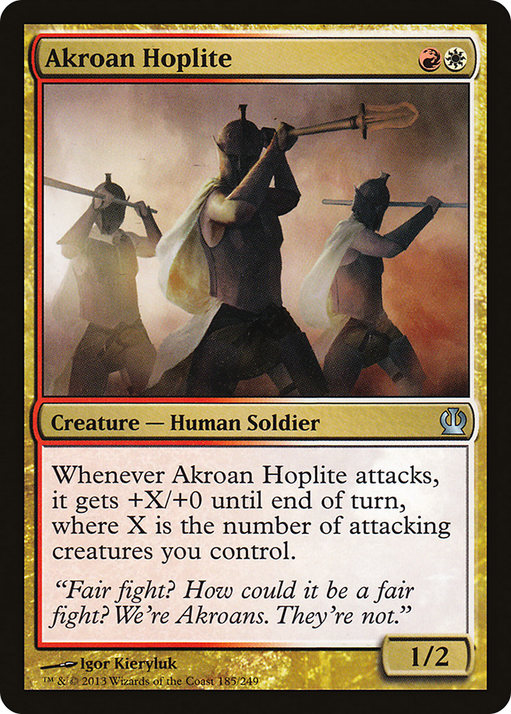 Akroan Hoplite (THS-185) - Theros