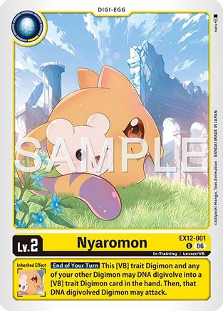 Nyaromon (EX12-001) - Digital World Shambala