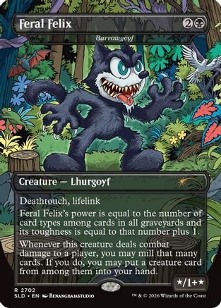 Feral Felix - Barrowgoyf (SLD-2702) - Secret Lair Drop Series Foil