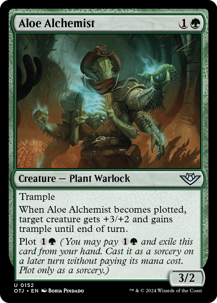 Aloe Alchemist (OTJ-152) - Outlaws of Thunder Junction