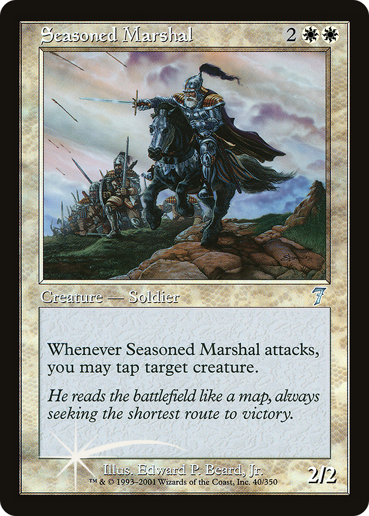 Seasoned Marshal (7ED-40★) - 7th Edition Foil