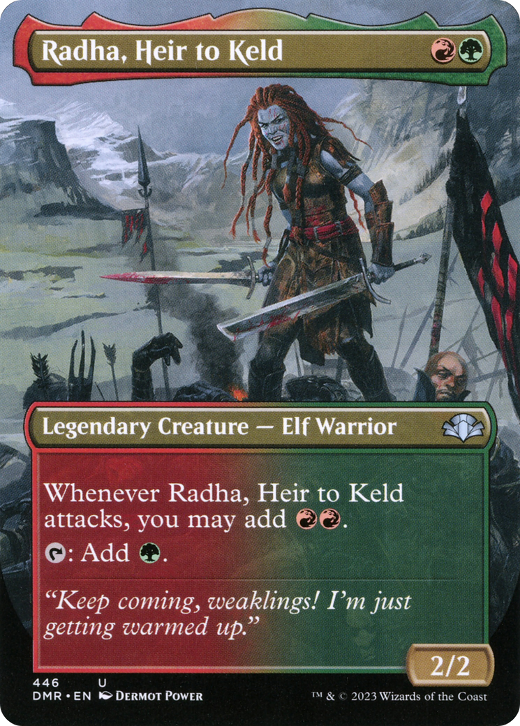 Radha, Heir to Keld (Borderless) (DMR-446) - Dominaria Remastered