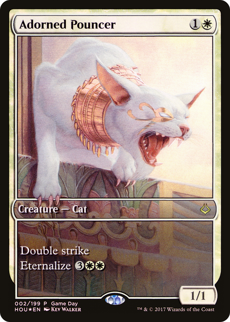 Adorned Pouncer (GAME-002) - Hour of Devastation Promos Foil