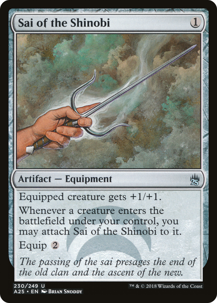 Sai of the Shinobi (A25-230) - Masters 25