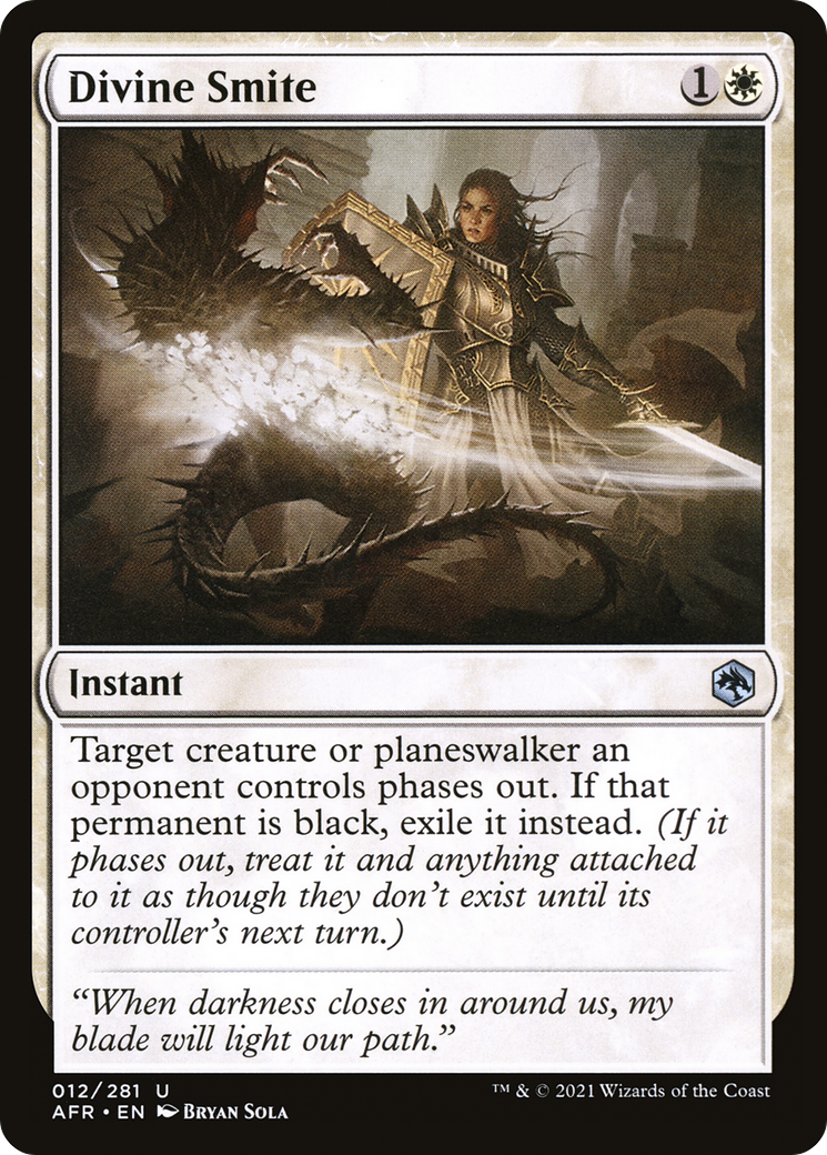 Divine Smite (AFR-012) - Adventures in the Forgotten Realms Foil