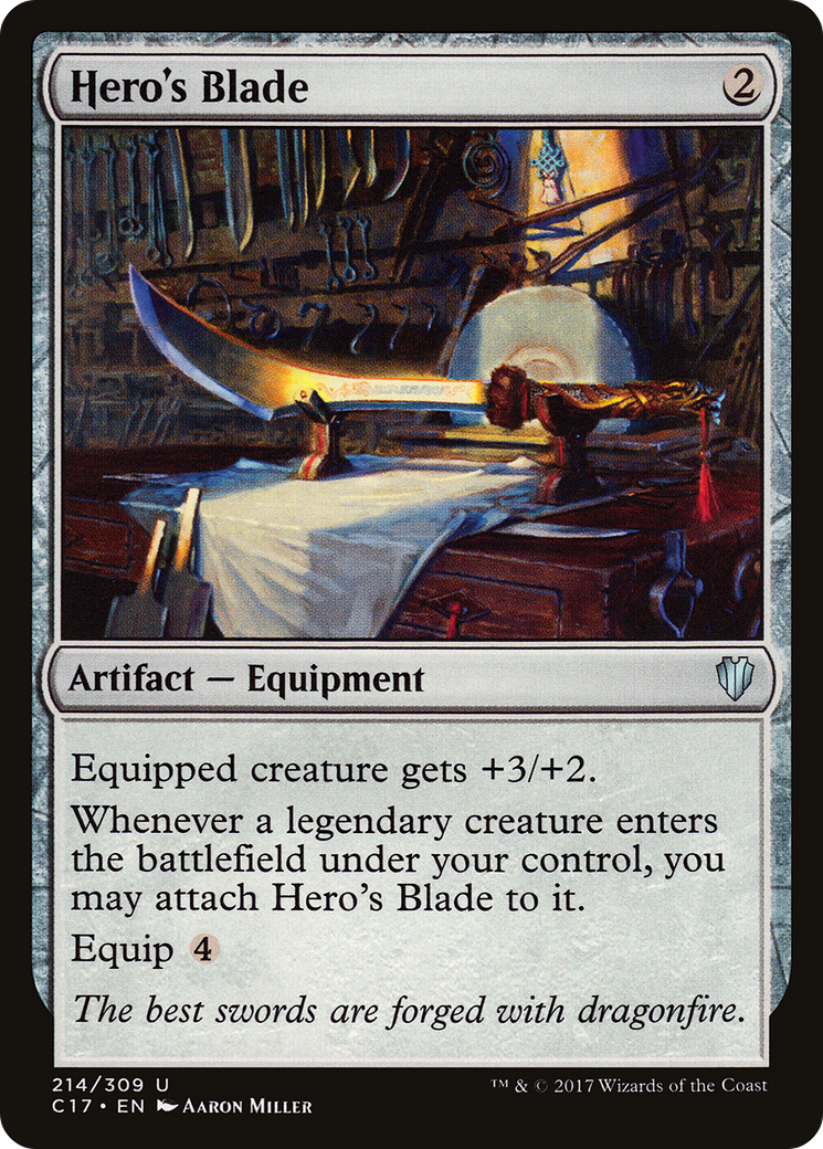 Hero's Blade (C17-214) - Commander 2017