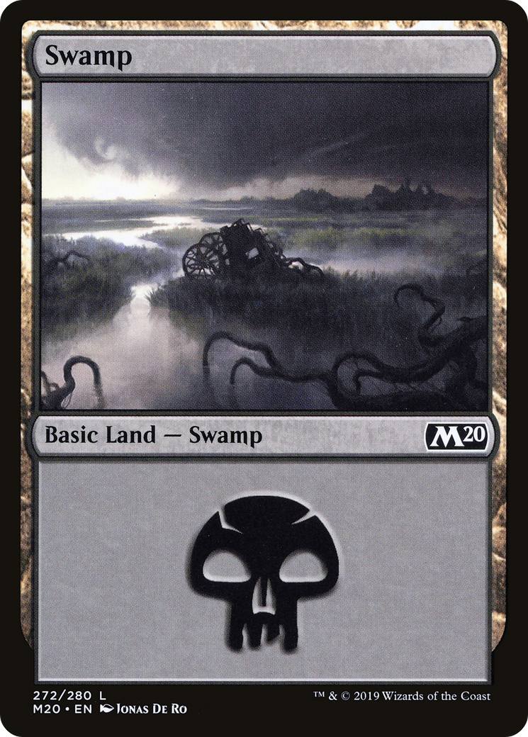 Swamp (272) (M20-272) - Core Set 2020 Foil