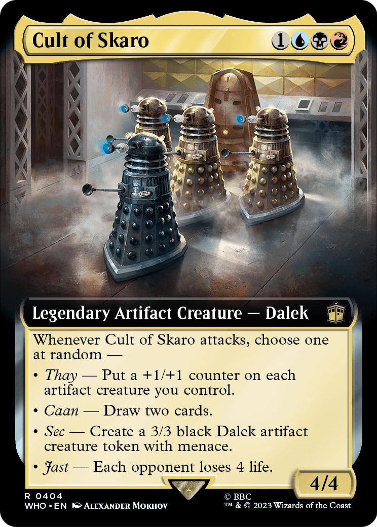 Cult of Skaro (Extended Art) (WHO-404) - Doctor Who: (Extended Art)