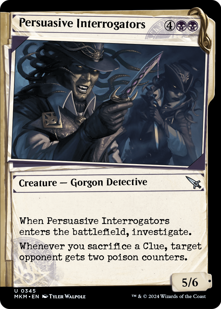 Persuasive Interrogators (Showcase) (MKM-345) - Murders at Karlov Manor: (Showcase)