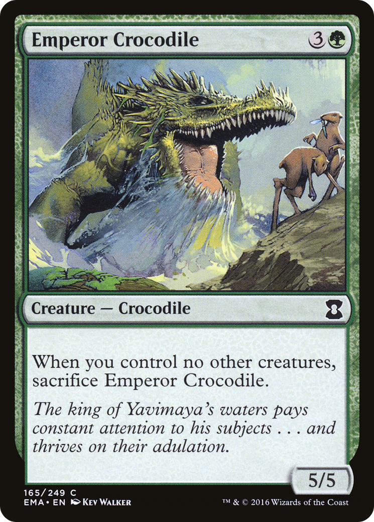 Emperor Crocodile (EMA-165) - Eternal Masters Foil