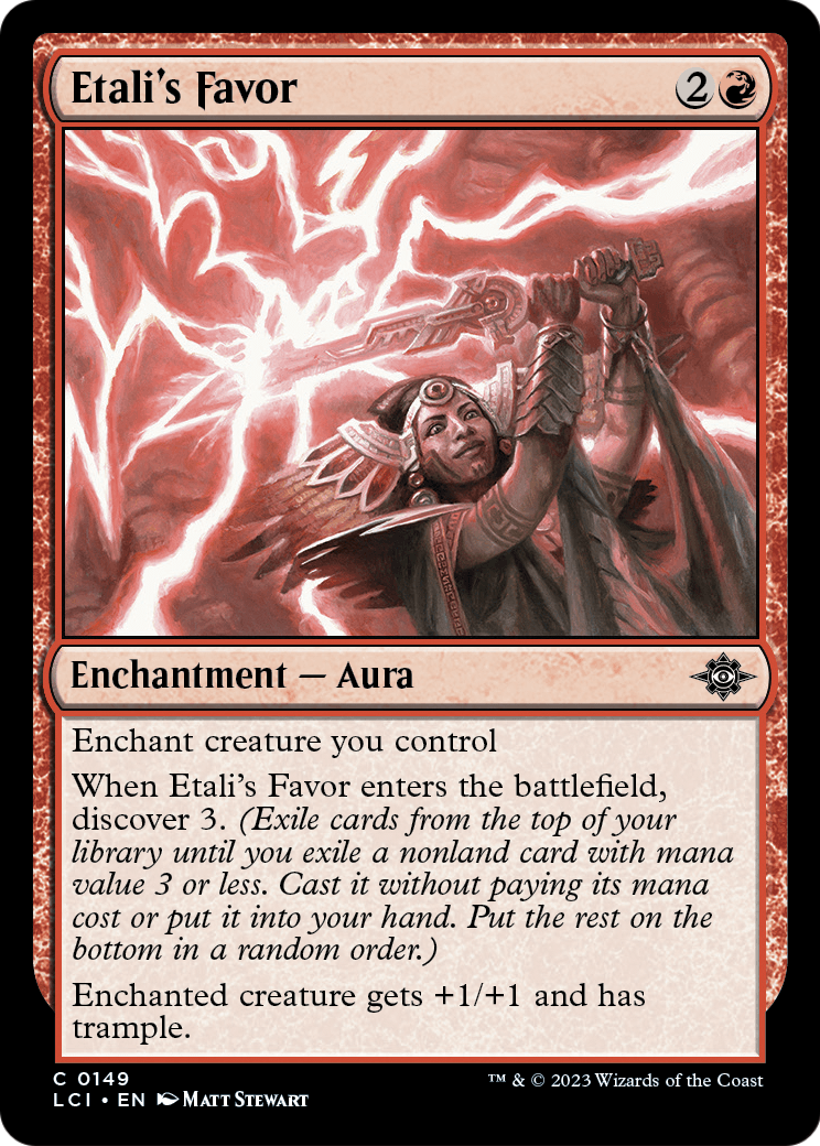 Etali's Favor (LCI-149) - The Lost Caverns of Ixalan Foil