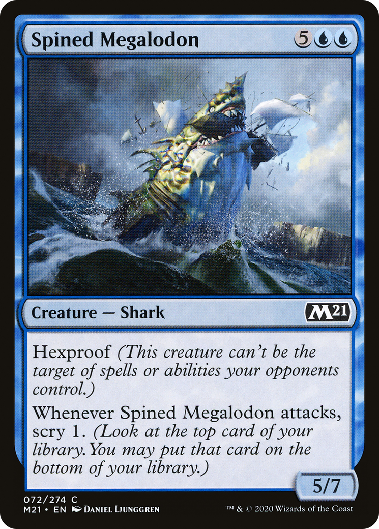 Spined Megalodon (M21-072) - Core Set 2021